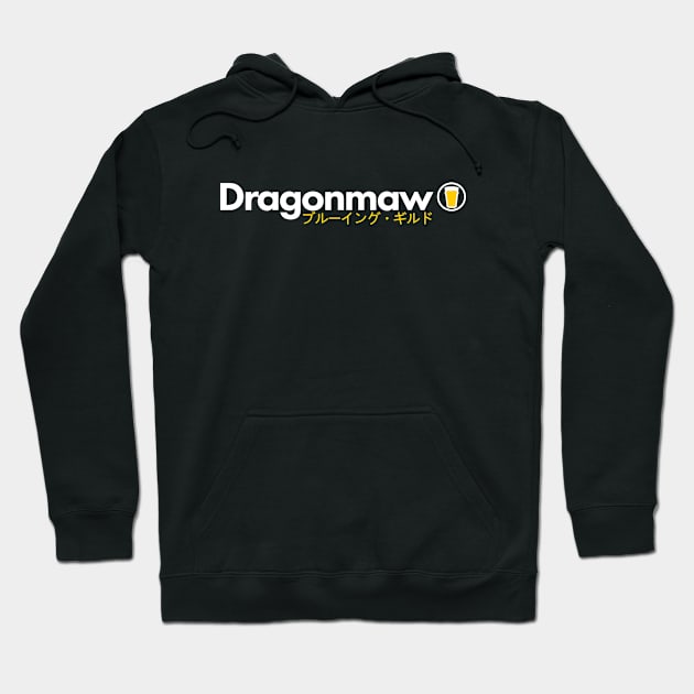 Dragonmaw Superbrew white Hoodie by obeytheg1ant